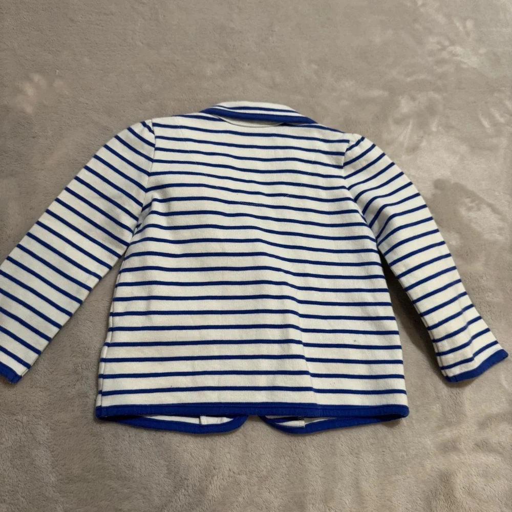 Janie & jack toddler girl blazer size 12-18 months striped red bow